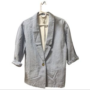 Light blue bulky coat